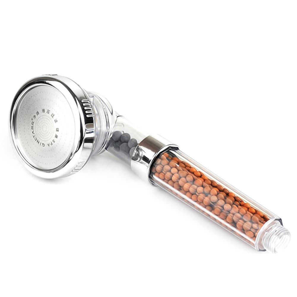 3 mode shower head with built in water purifier filter.