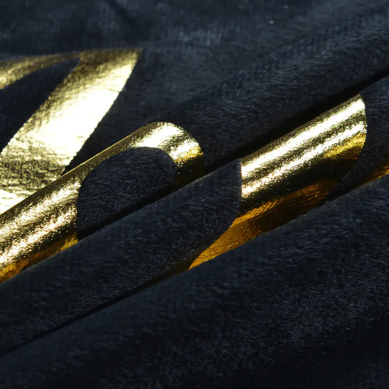 Black and gold heart velvet cushion cover 45x45cm on sofa with luxurious soft texture for home decor 9