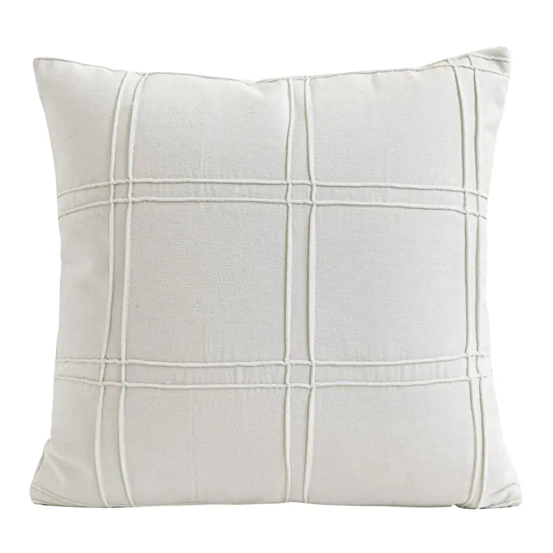 Modern geometric cushion with soft imitation silk cotton filling for sofa and bed. Style 3A