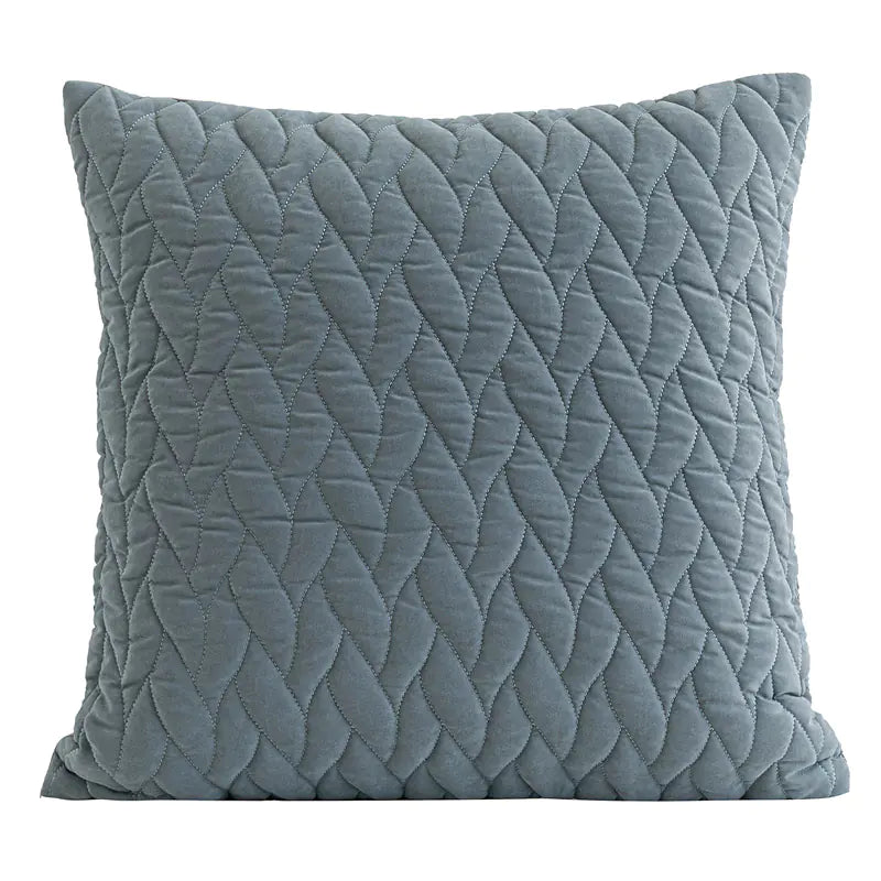 Modern geometric cushion with soft imitation silk cotton filling for sofa and bed. Style 6A