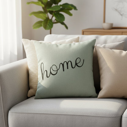 Modern geometric linen cushion cover 18x18 inches with hidden zipper for sofa couch and bed, decorative square cushion case in contemporary pattern for living room. Style 1