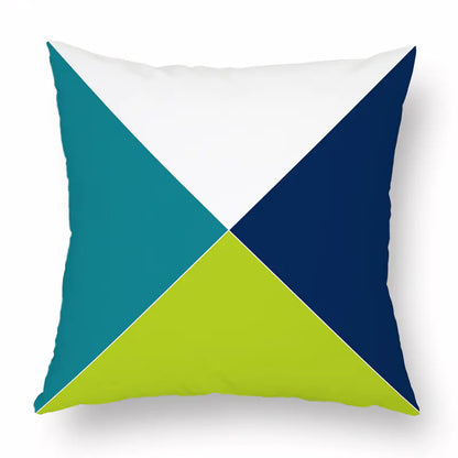 Soft velvet feel cushion covers 18x18 inches with concealed zipper in modern designer pattern, cosy flannelette throw pillow case for sofa bed and couch home decor. Style 2A