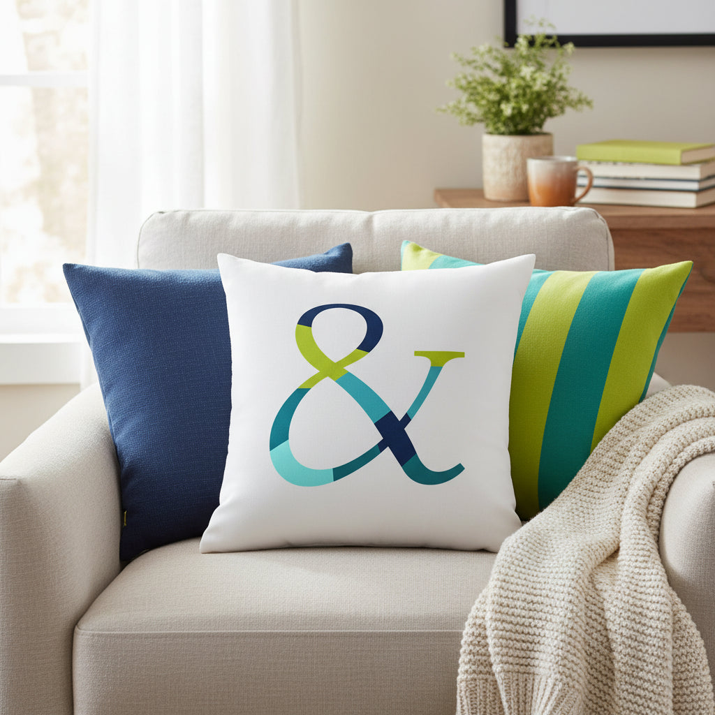 Soft velvet feel cushion covers 18x18 inches with concealed zipper in modern designer pattern, cosy flannelette throw pillow case for sofa bed and couch home decor. Style 5