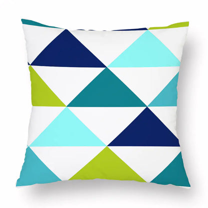 Soft velvet feel cushion covers 18x18 inches with concealed zipper in modern designer pattern, cosy flannelette throw pillow case for sofa bed and couch home decor. Style 9A